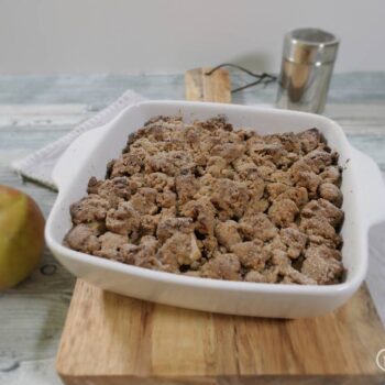 Cinnamon Apple Crumble mit Schuss